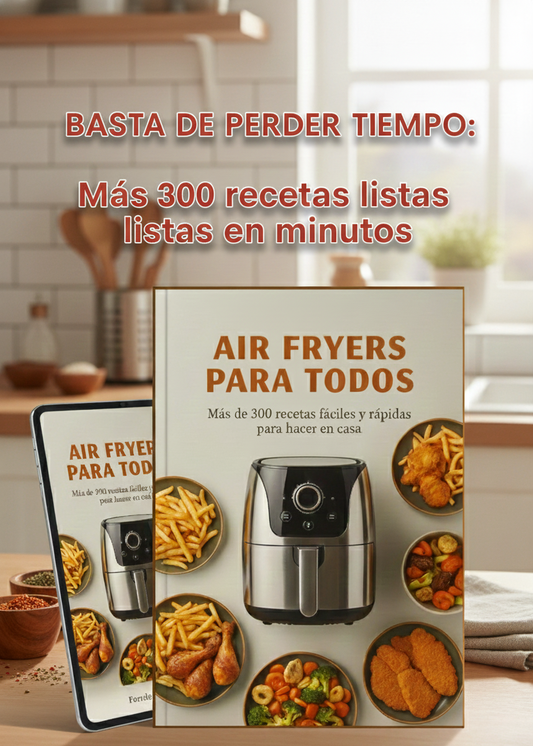¡Libro digital  ”Air Fryers para todos”!